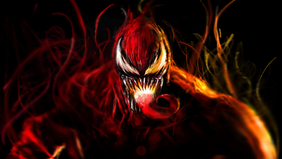 Art, Symbiote, Marvel Comics, Supervillain, Carnage, - Carnage Hd - HD Wallpaper 