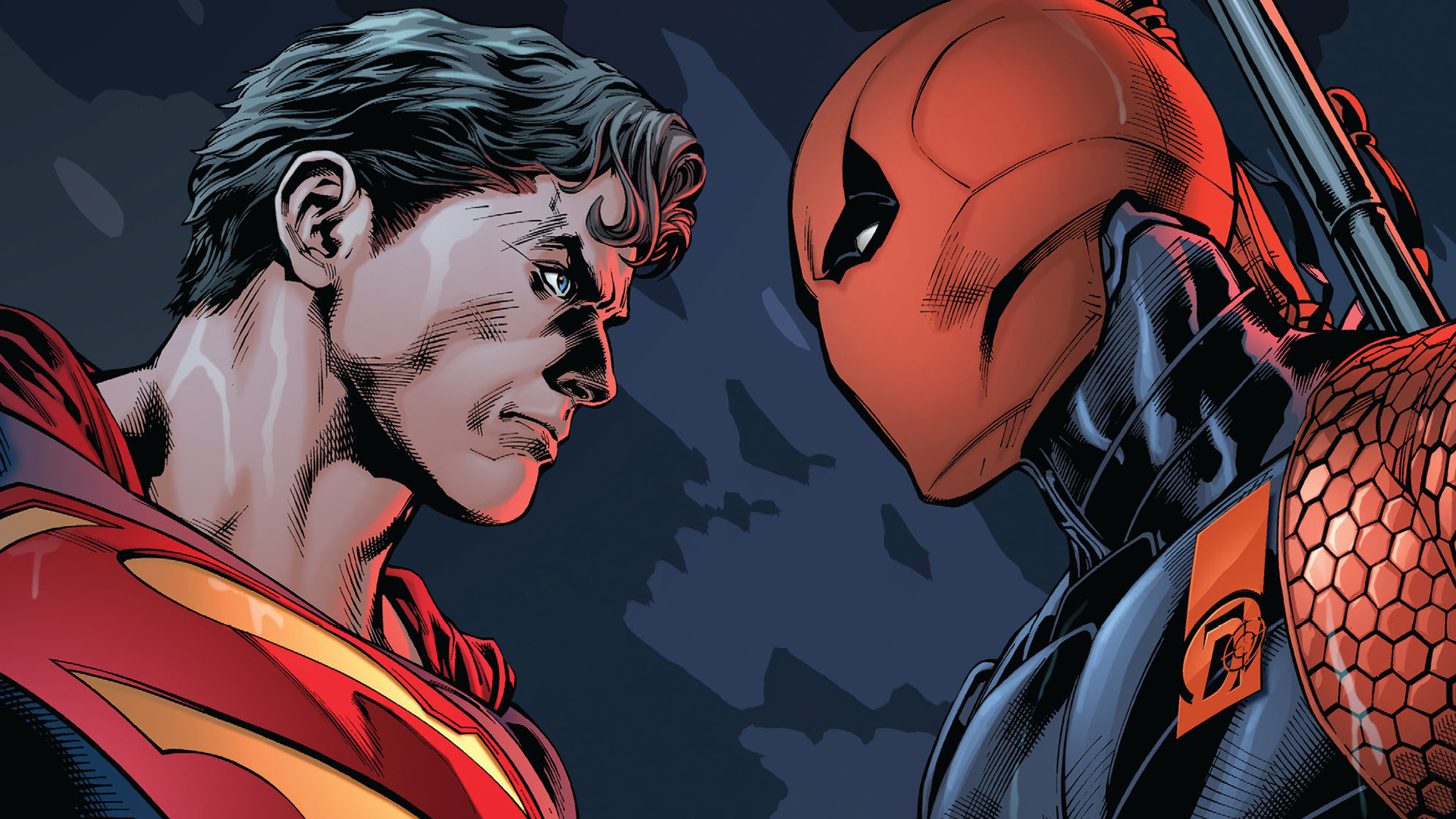 Deathstroke Vs Superman Comic - HD Wallpaper 