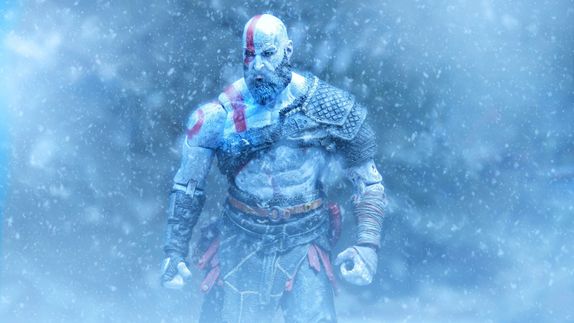 Kratos God Of War Video Game Art Wallpaper Iphone Wallpaper God Of War 4 1920x1080 Wallpaper Teahub Io