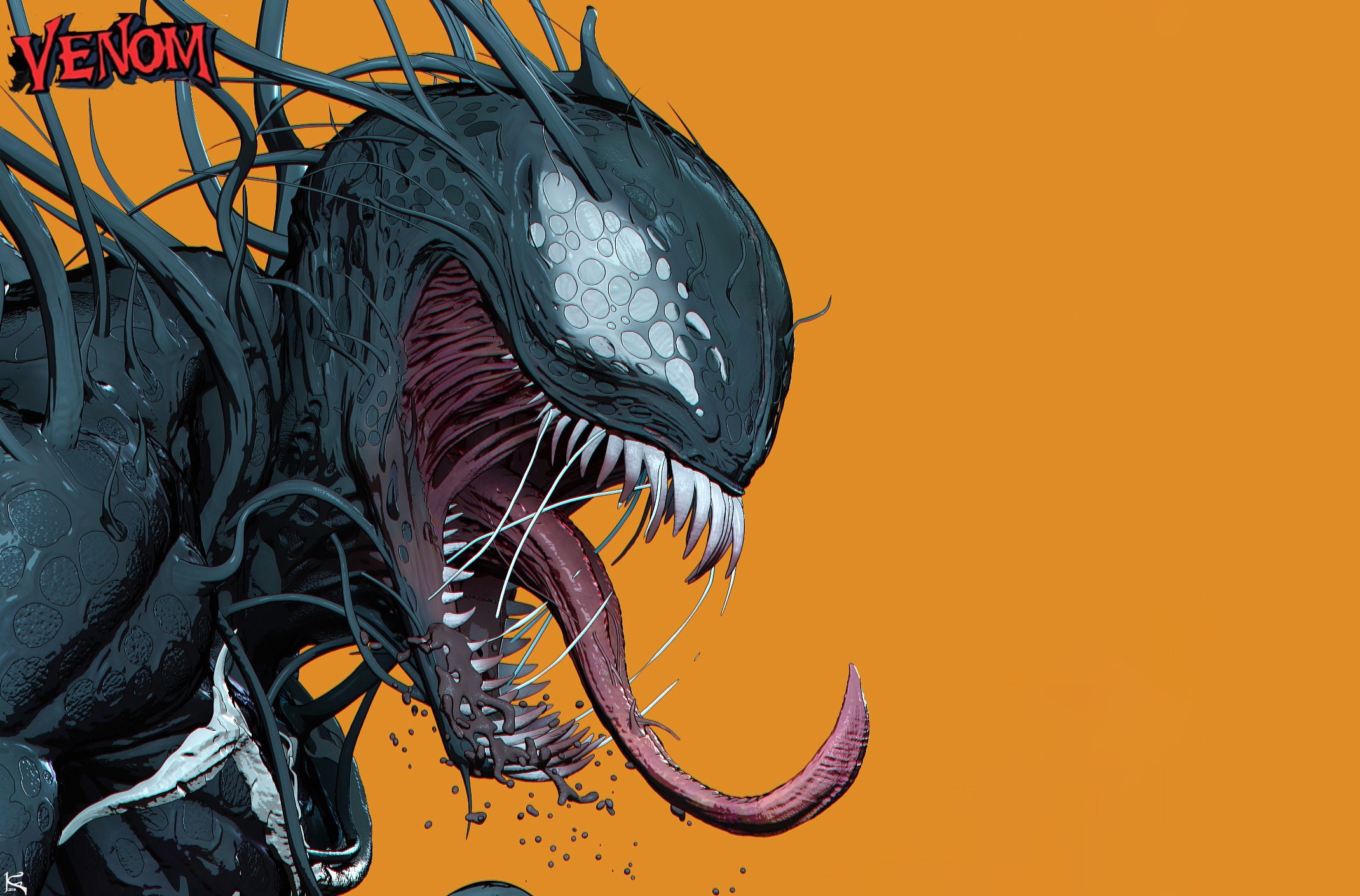 Venom Profile View - HD Wallpaper 