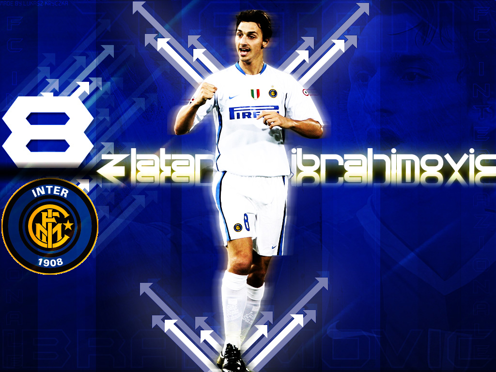 Zlatan Ibrahimovic - Inter Milan - HD Wallpaper 