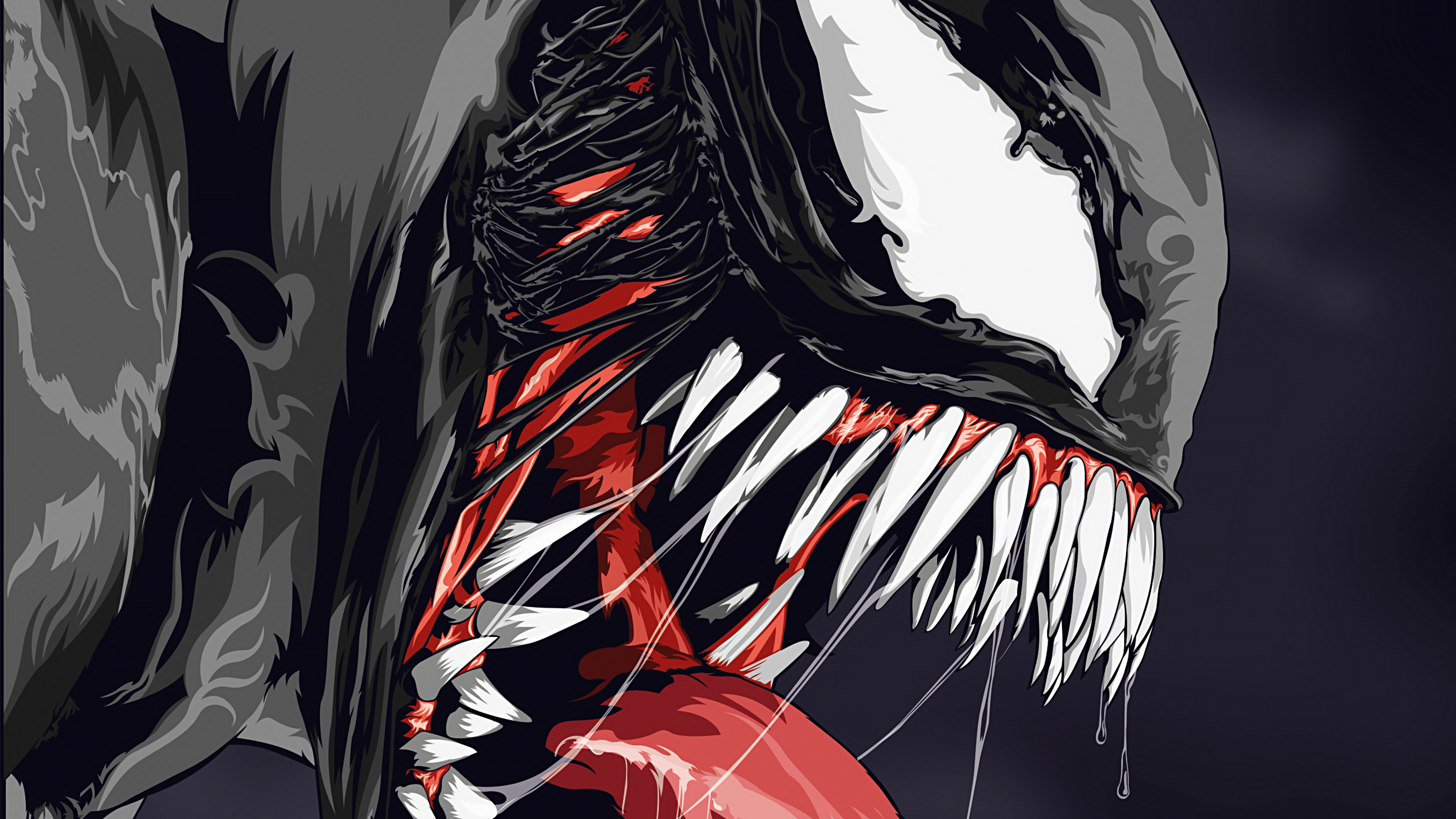 Venom Digital Art - HD Wallpaper 