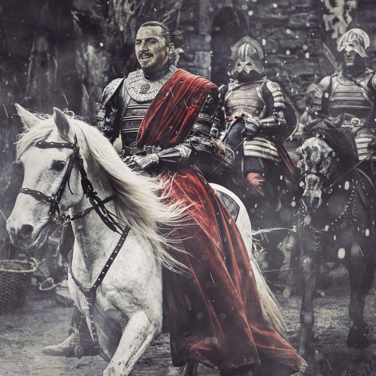 Zlatan On A Horse - HD Wallpaper 