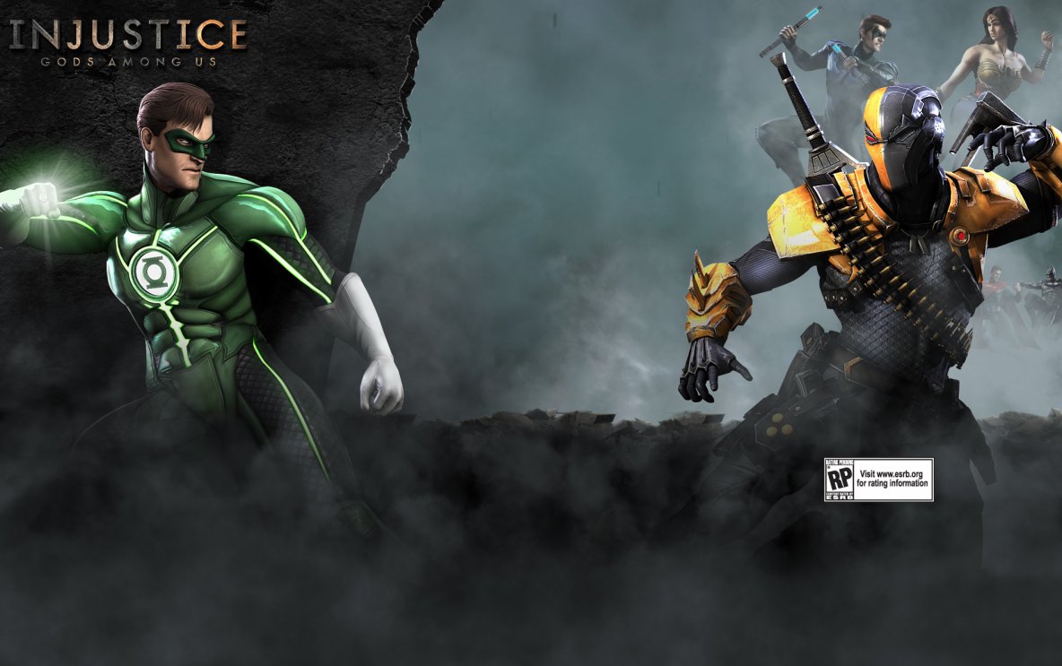 Injustice Gods Among Us Green Lantern And Deathstroke - Injustice Gods Among Us 3d - HD Wallpaper 