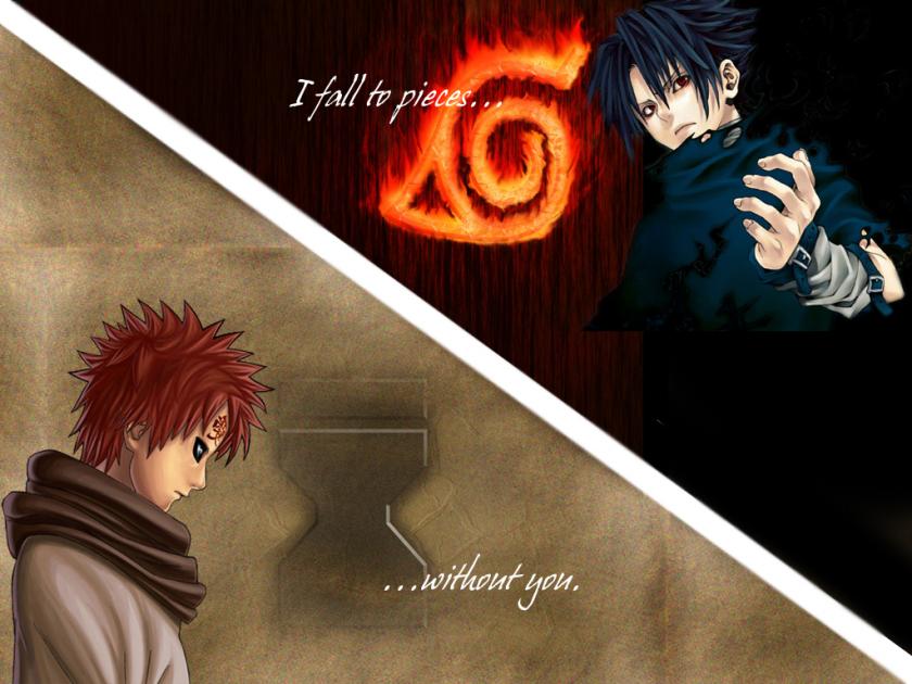 Gaara And Sasuke Image - Aldea De La Hoja - HD Wallpaper 