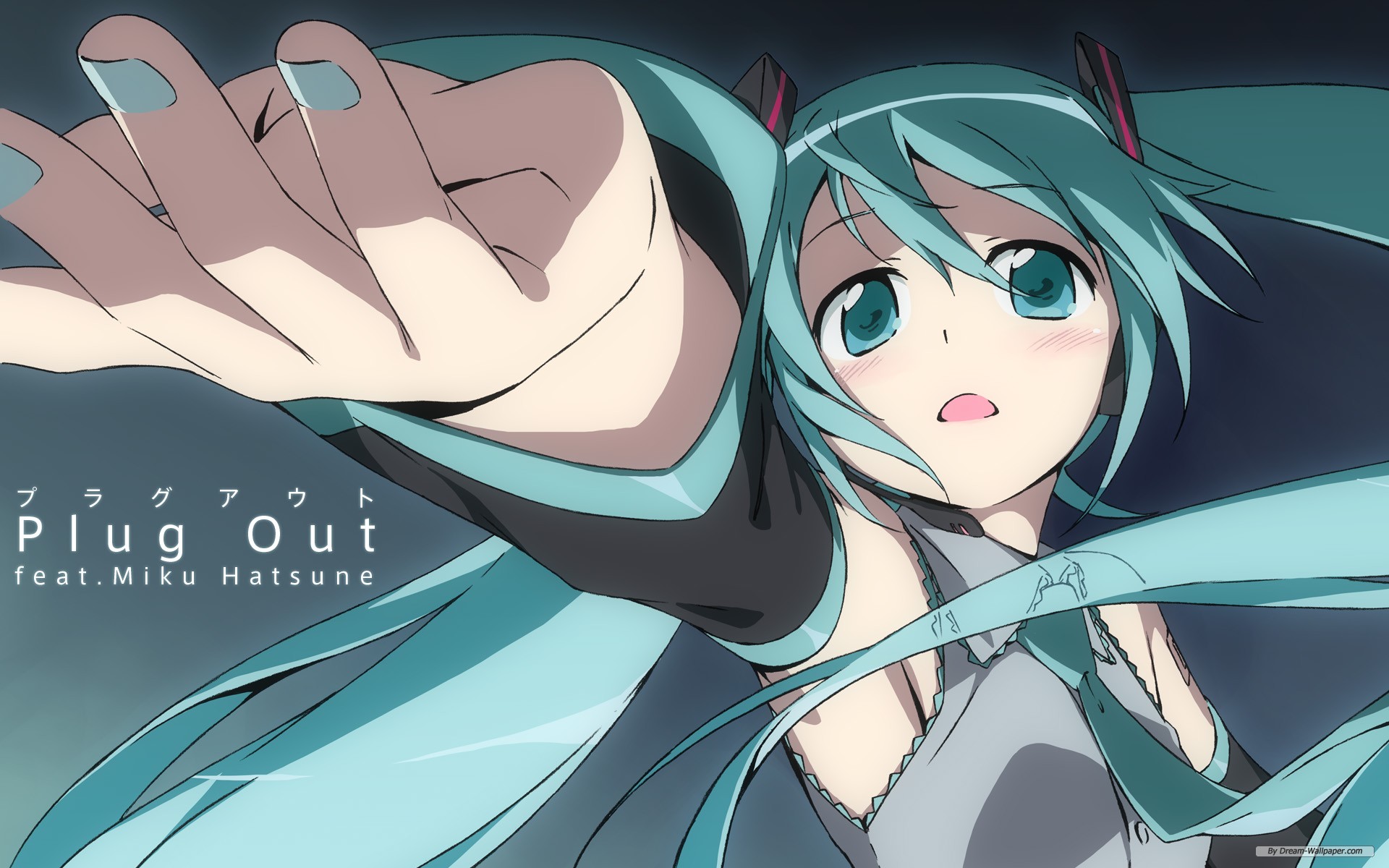 Free Game Wallpaper - Plug Out Miku - HD Wallpaper 