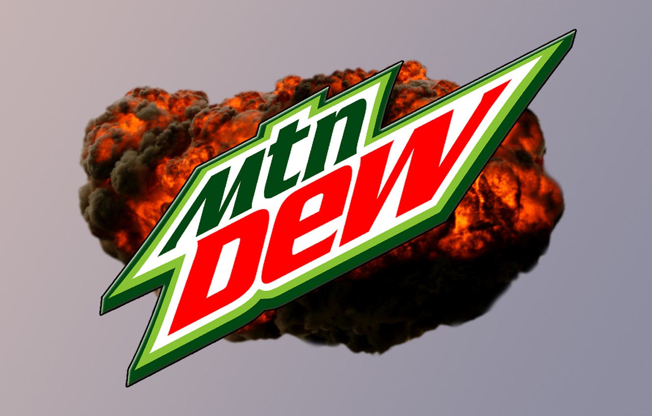 Photo Wallpaper The Explosion, Mountain, Dew, Mtn, - Mountain Dew Liberty Brew Logo - HD Wallpaper 