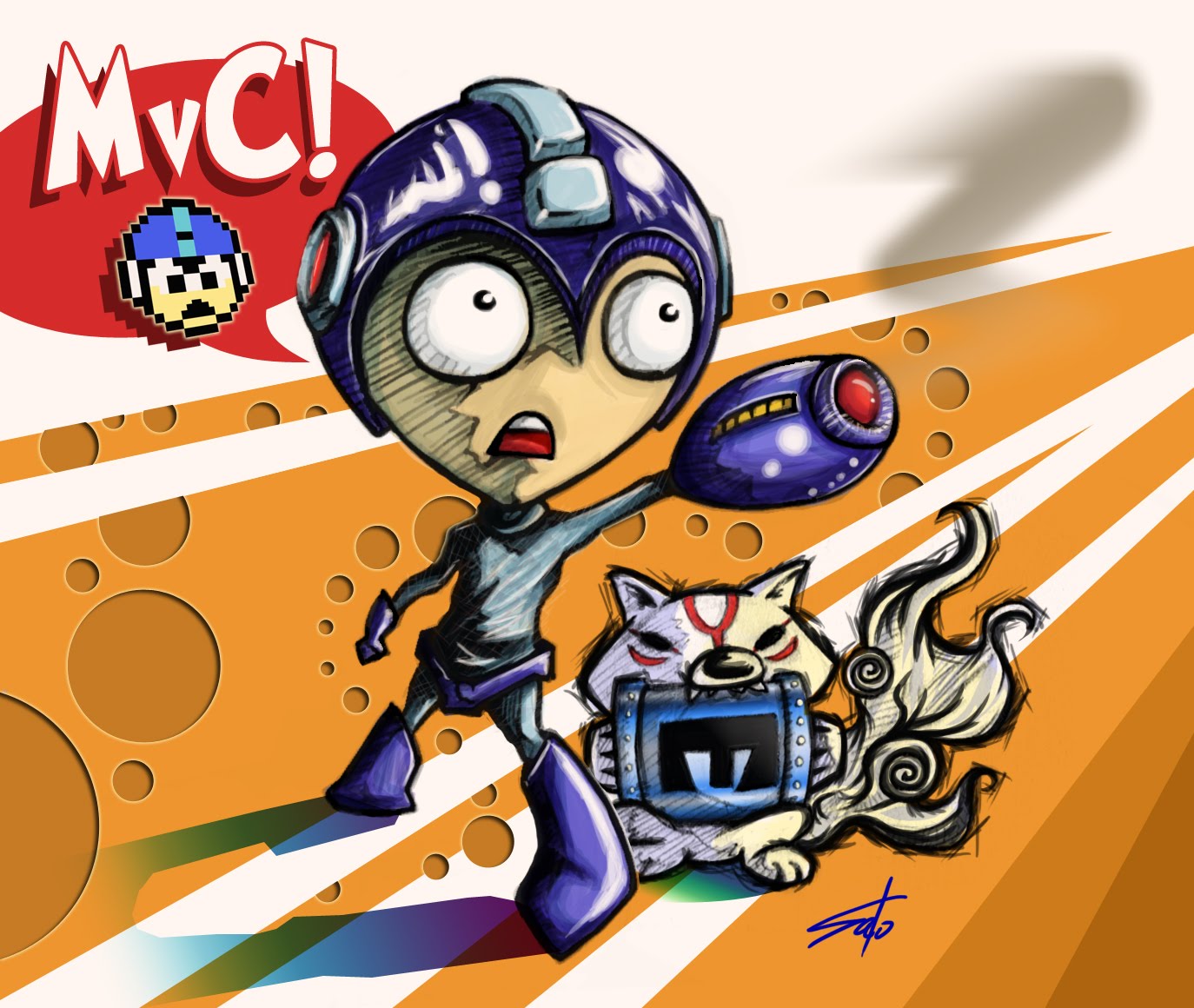 Megaman Hd & Widescreen Wallpaper - Cartoon - HD Wallpaper 