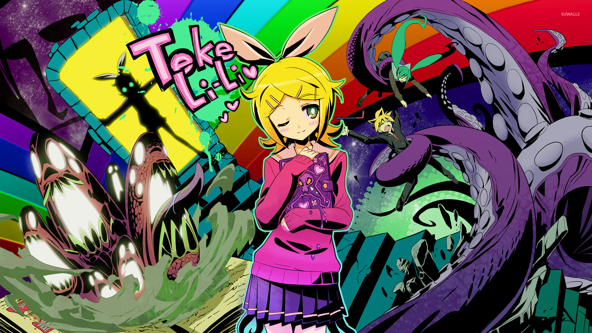 1920x1080, Kagamine Rin From Vocaloid Wallpaper 
 Data - Kagamine Rin Desktop - HD Wallpaper 