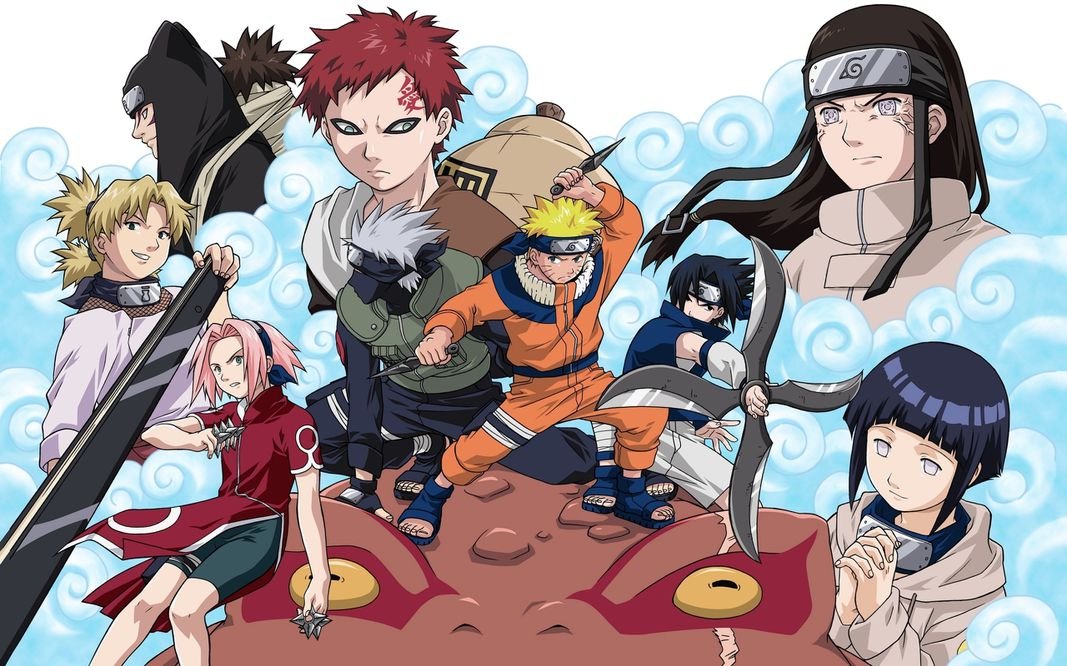 Naruto Gaara Sasuke Sakura - HD Wallpaper 