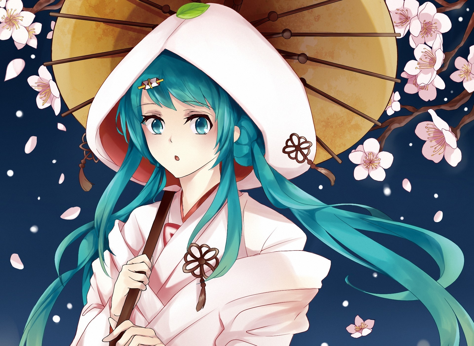 Wallpaper Hatsune Miku, Yuki Miku, Vocaloid - Hatsune Miku With Yukata - HD Wallpaper 