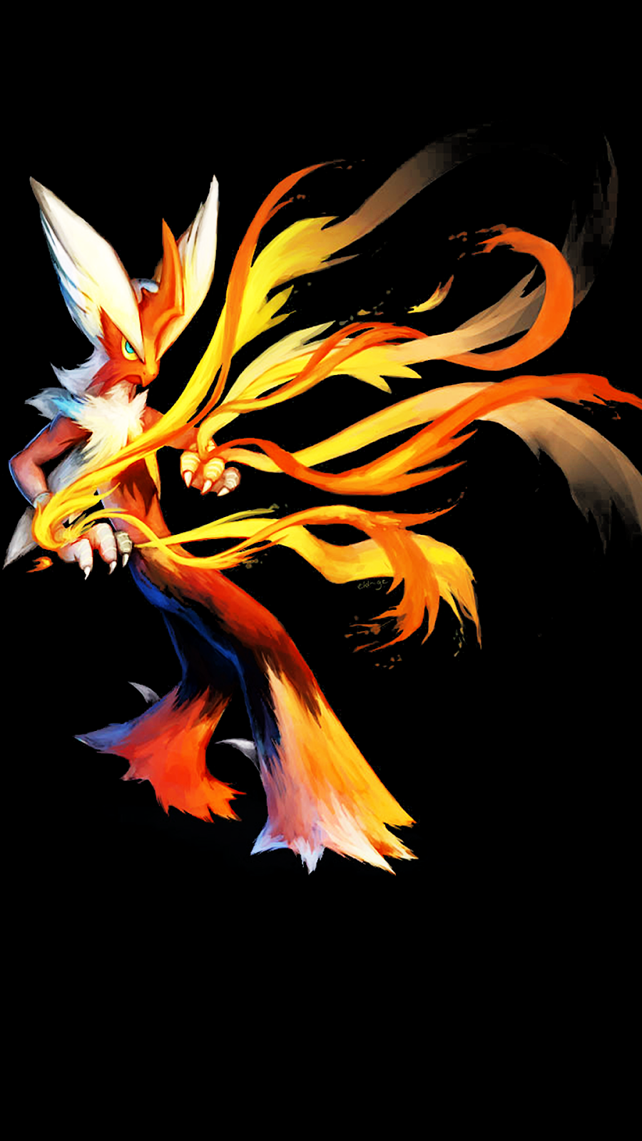 Mega Blaziken Art - HD Wallpaper 