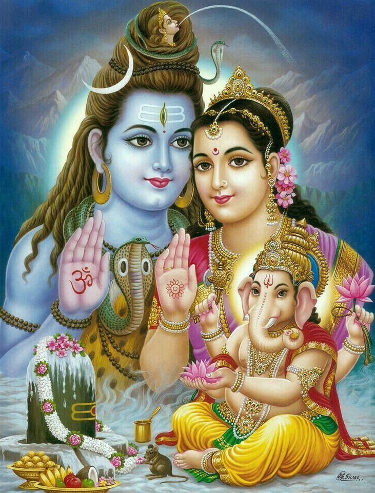Indian God Hd Images - Shiv Ji And Parvati - 731x961 Wallpaper 