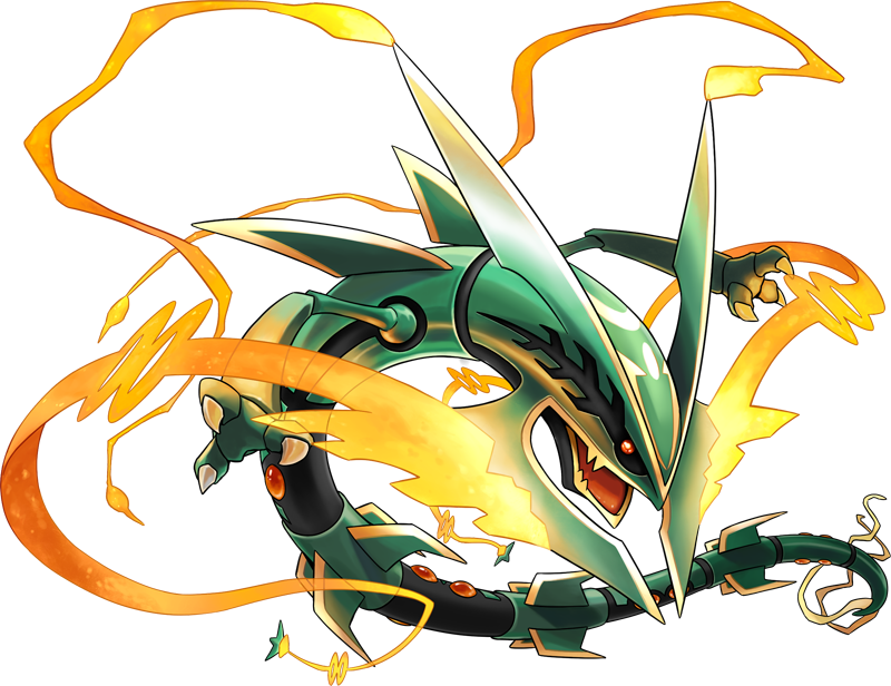 Pokemon Mega Rayquaza - HD Wallpaper 