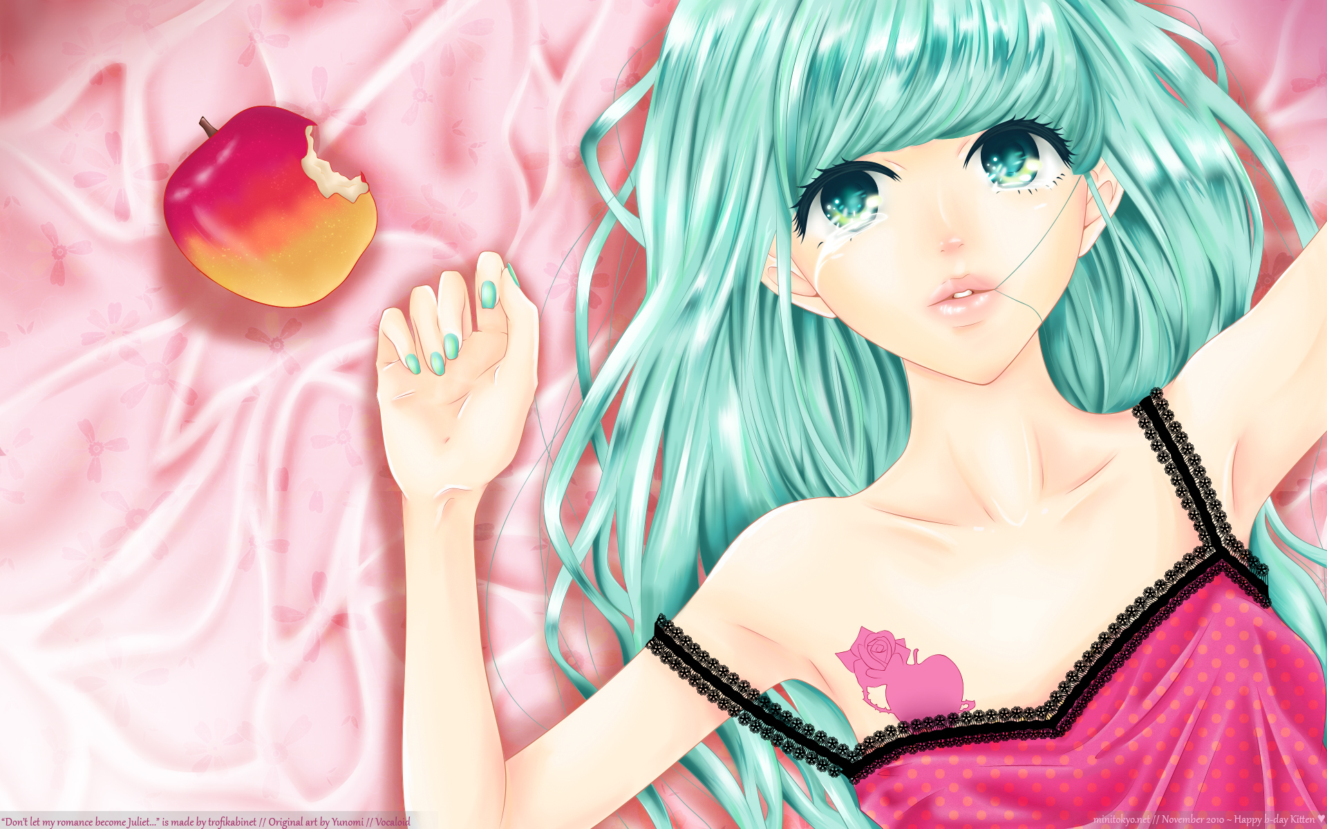 Yunomi, Vocaloid, Miku Hatsune Wallpaper 
	style Width - Romeo And Cinderella Miku Zerochan - HD Wallpaper 