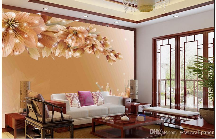 3d Wall Murals English Cottage Garden - HD Wallpaper 