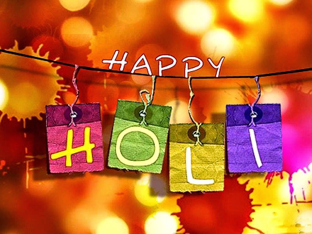 Holi Greeting Cards Handmade - HD Wallpaper 