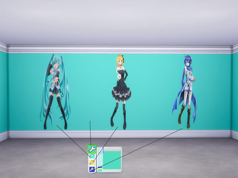 Sims 4 Wall Stickers Anime Mod - 800x600 Wallpaper 