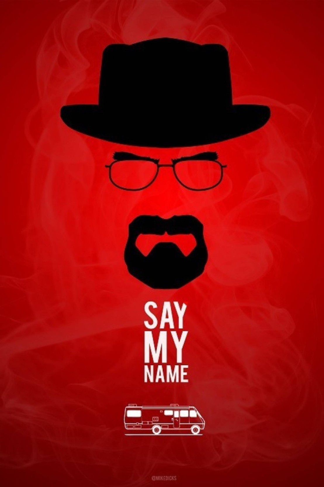 Say My Name Breaking Bad Poster - HD Wallpaper 