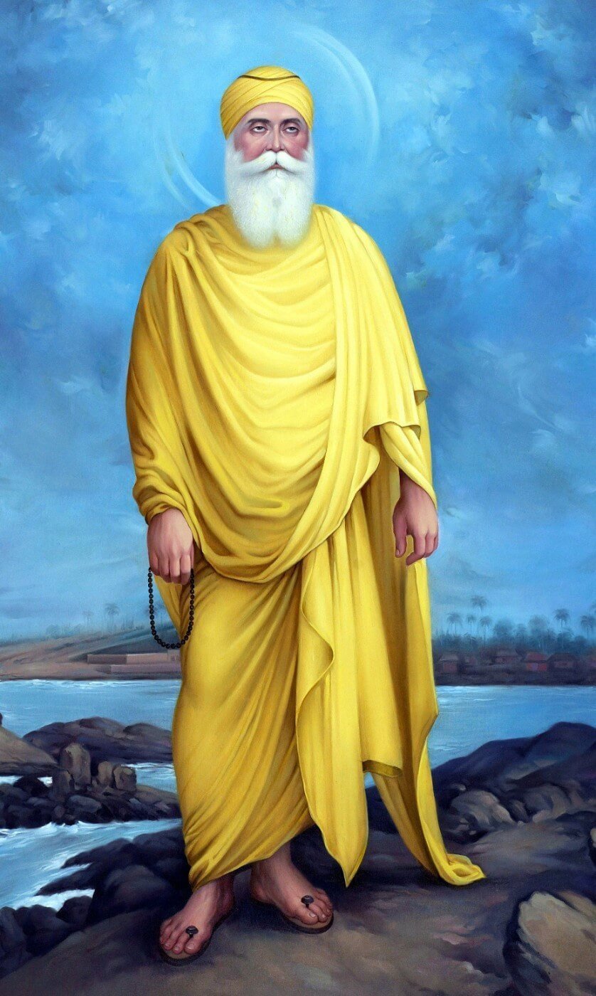 Guru Nanak Dev Ji Hd - 838x1400 Wallpaper 