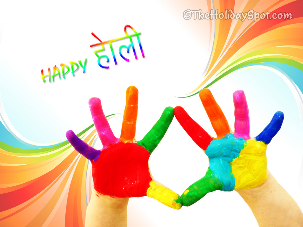 Let The Colors Of Holi Spread The Message Of Peace - HD Wallpaper 