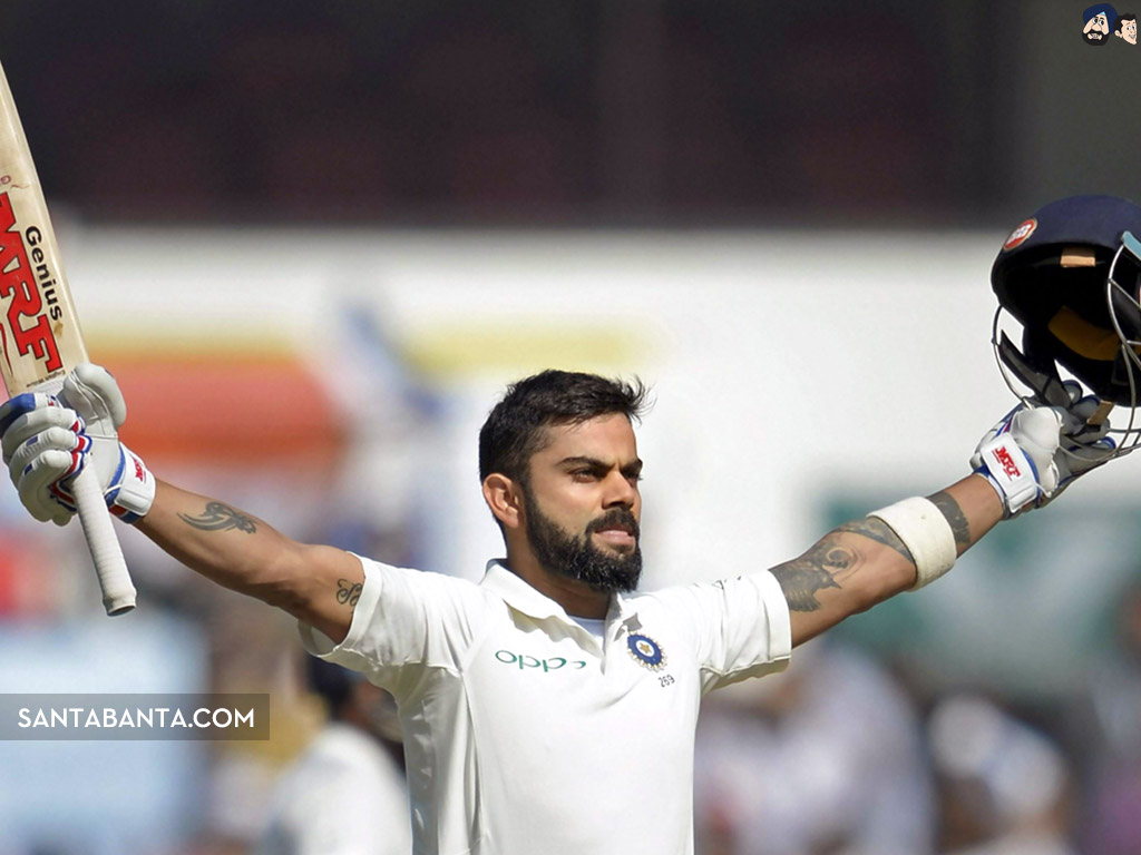 Virat Kohli - Virat Kohli Scores Double Century - HD Wallpaper 