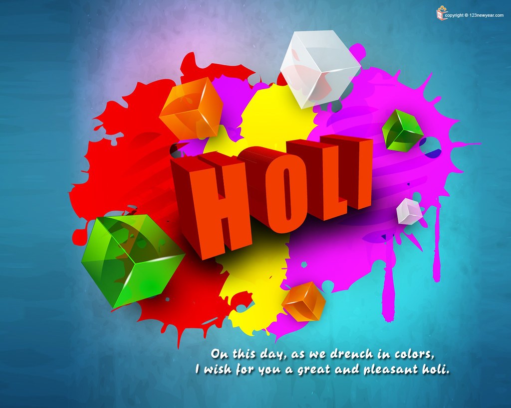 Holi Status New - HD Wallpaper 