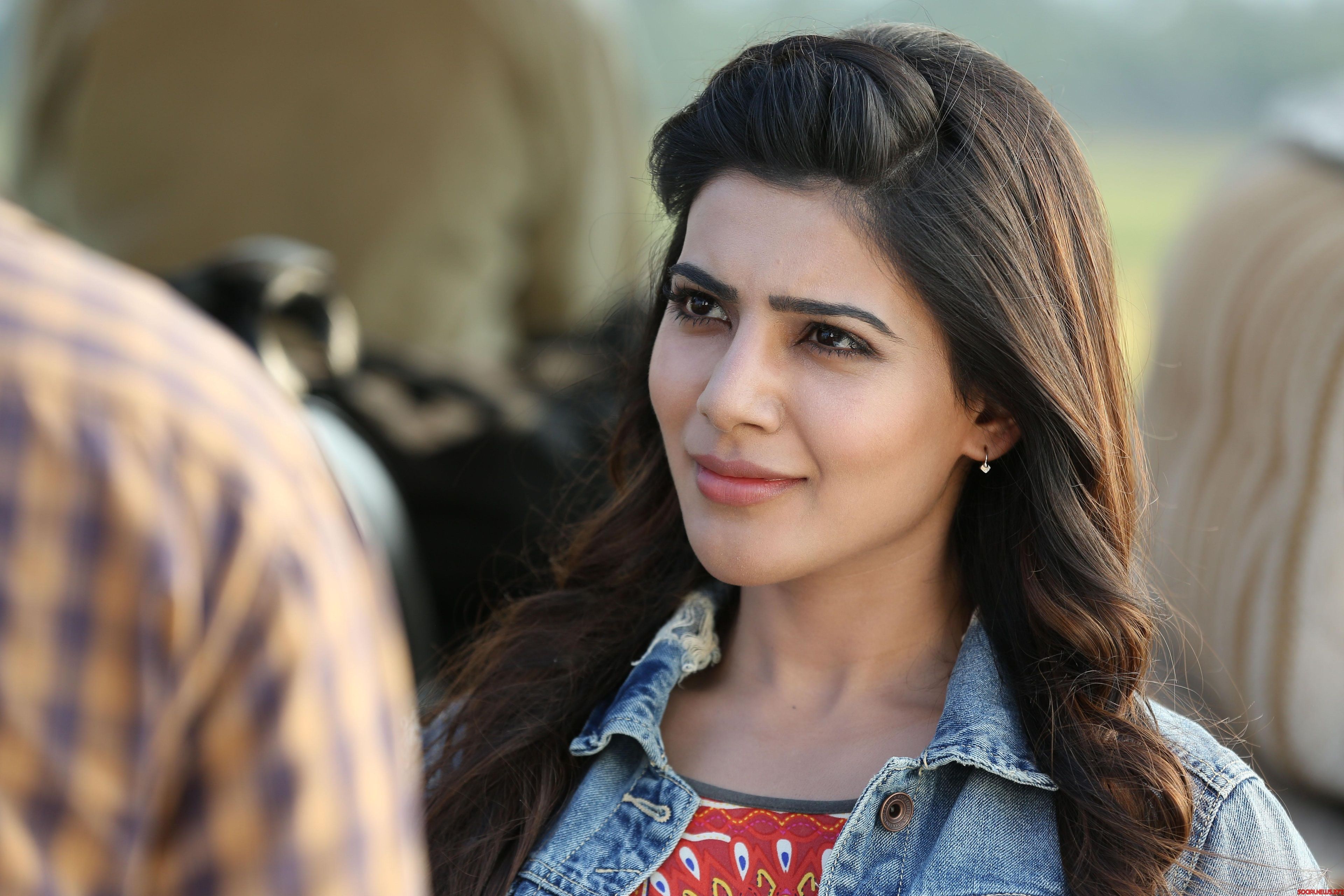 Samantha 4k Full Hd Free Wallpaper - Samantha In A Aa - HD Wallpaper 
