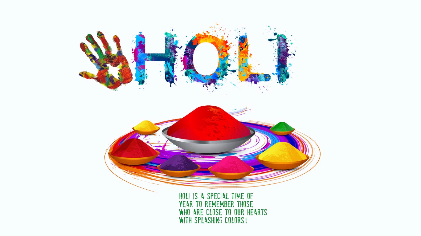 Happy Holi Wallpaper - HD Wallpaper 