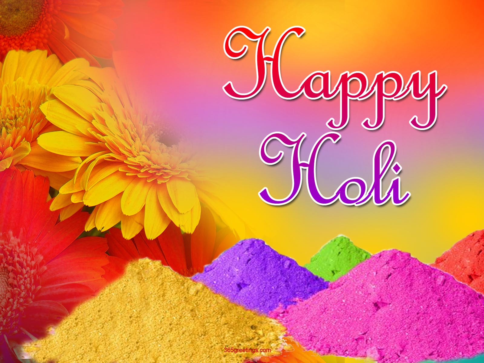 Happy Holi Wallpaper - Good Morning Happy Holi - HD Wallpaper 