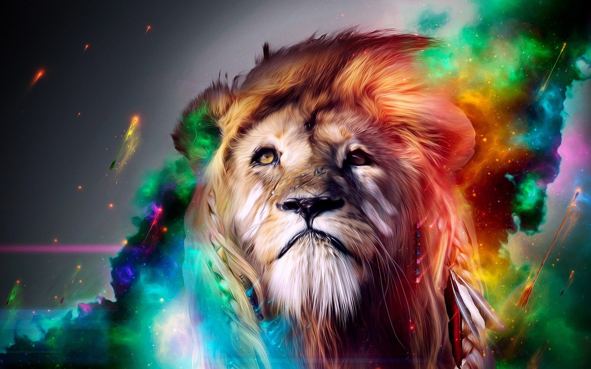 Full Hd And 3d Wallpapers - Lion Image 3d Download - HD Wallpaper 
