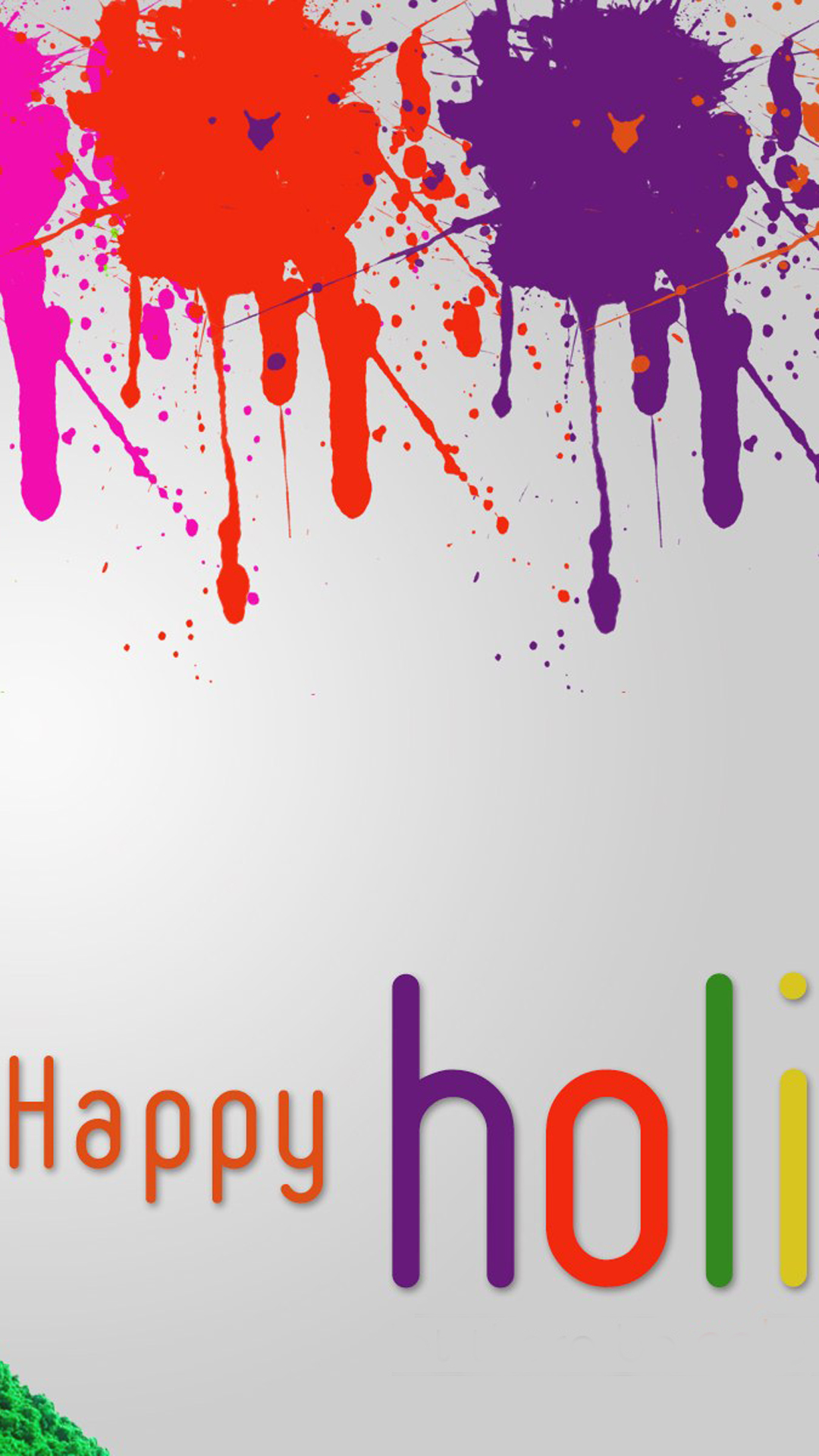 Happy Holi Hd Background - Wallpaper - 1080x1920 Wallpaper 
