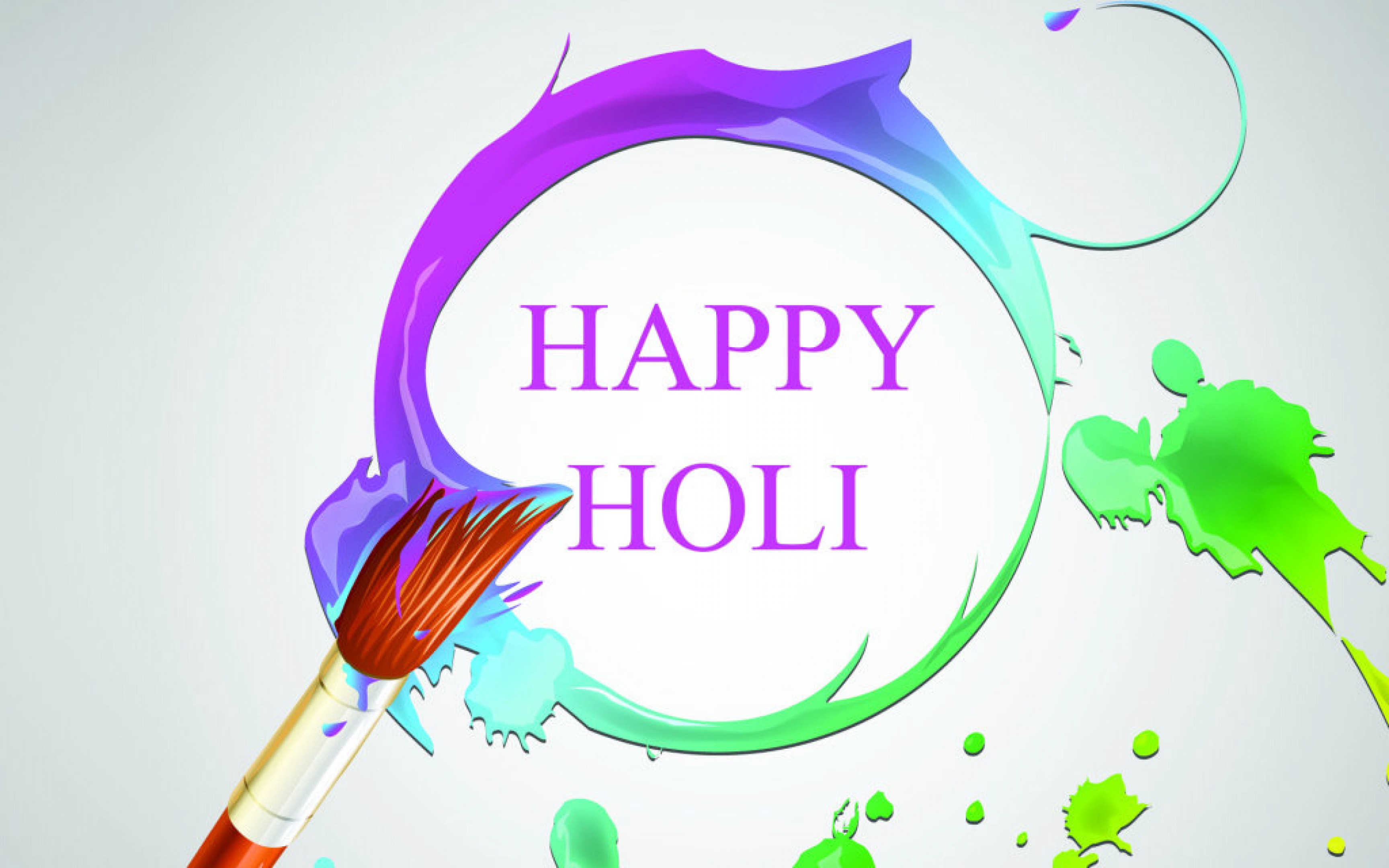 holi theme for banner