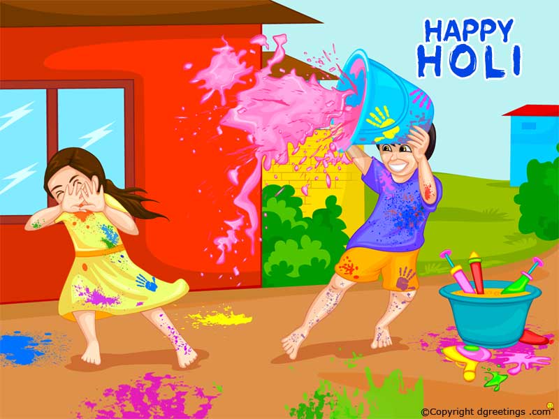 Holi Hai Bhai Holi Hai - HD Wallpaper 