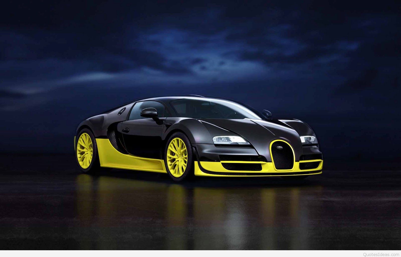 Full Hd 3d Wallpapers 1080p For Mobile - Bugatti Veyron Super Sport Yellow - HD Wallpaper 