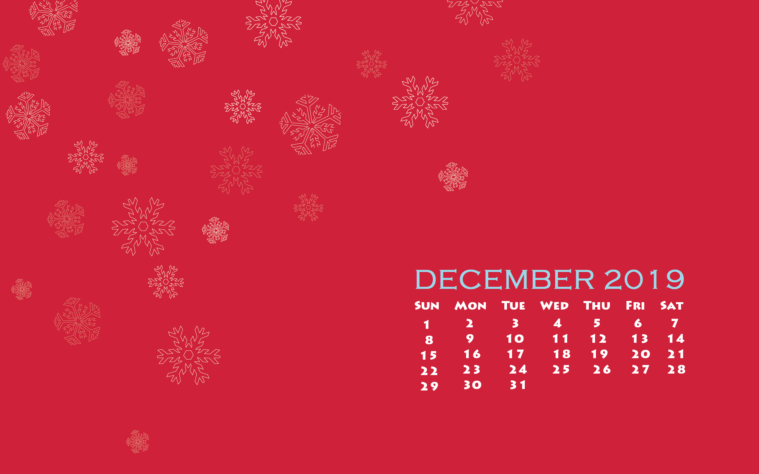 December 2019 Desktop Calendar Wallpaper - December 2019 Calendar Wallpaper Desktop - HD Wallpaper 