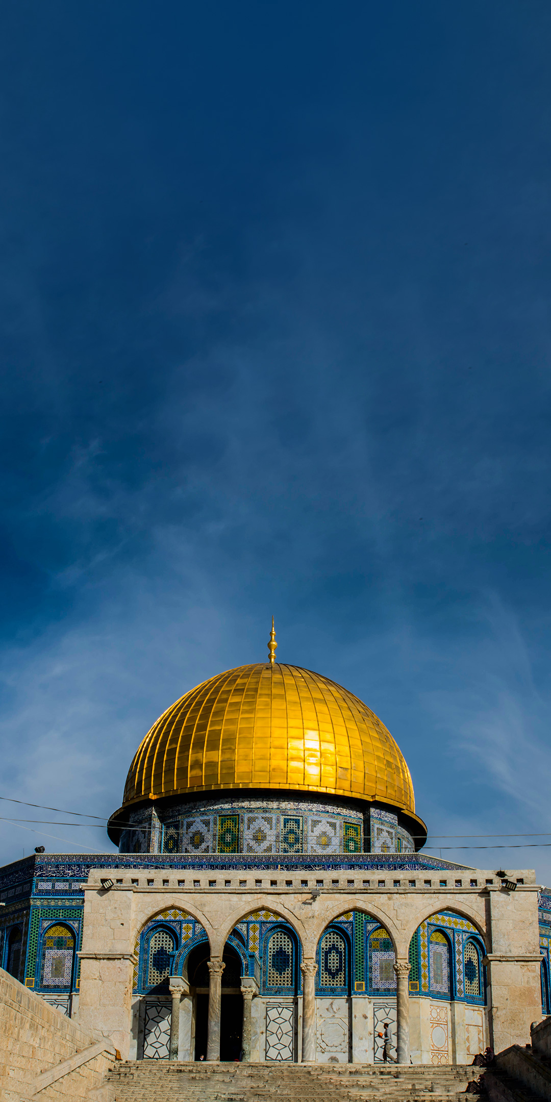 Al Aqsa Mosque Islamic Wallpaper - Dome Of The Rock - 1080x2160 Wallpaper -  
