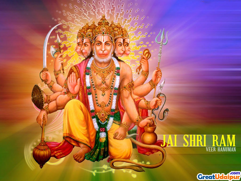 Hindu God Wallpapers Goddess Apk Download Hindu God - Panchmukhi Hanuman  Photos High Quality - 1024x768 Wallpaper 