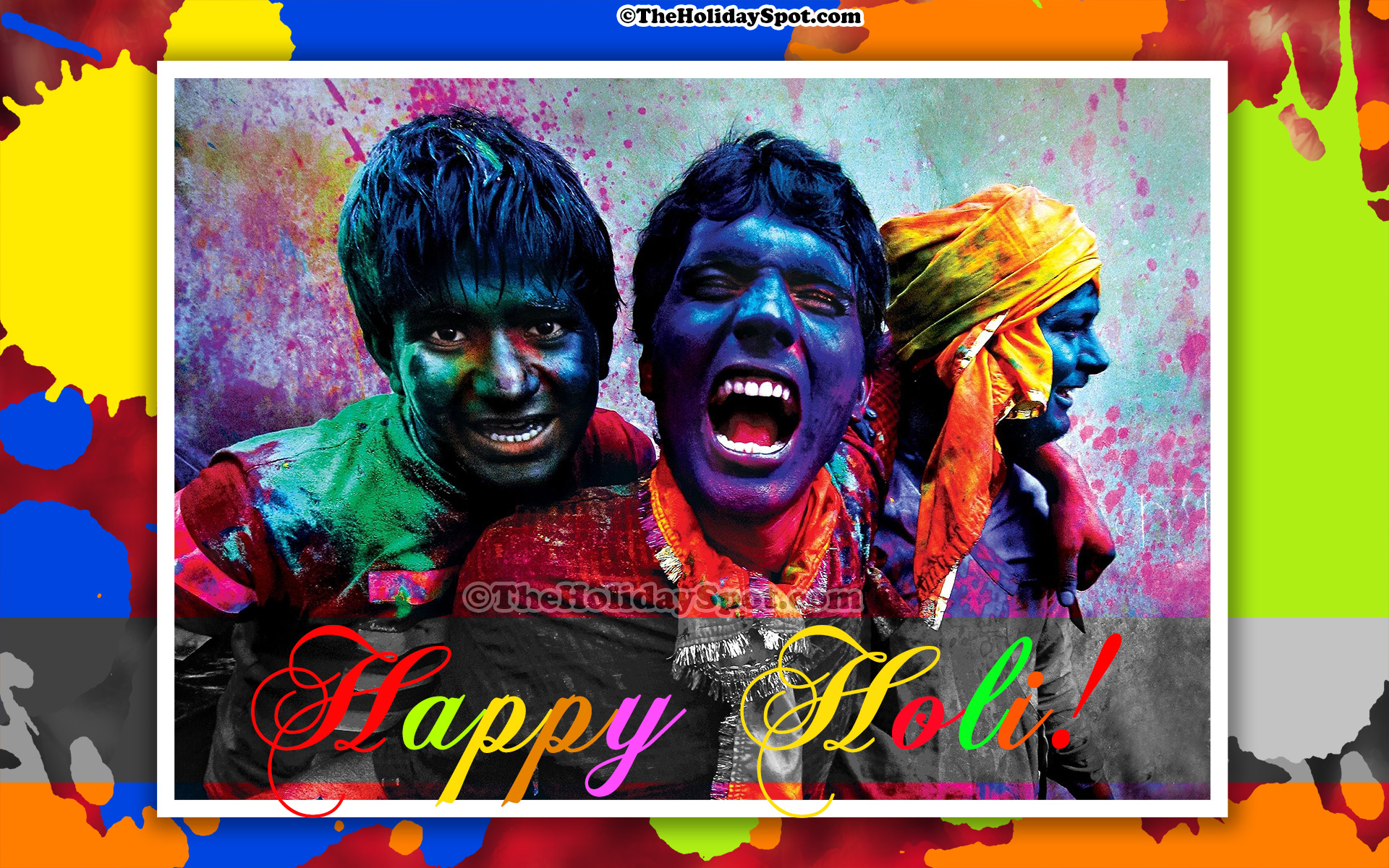 Holi India - HD Wallpaper 