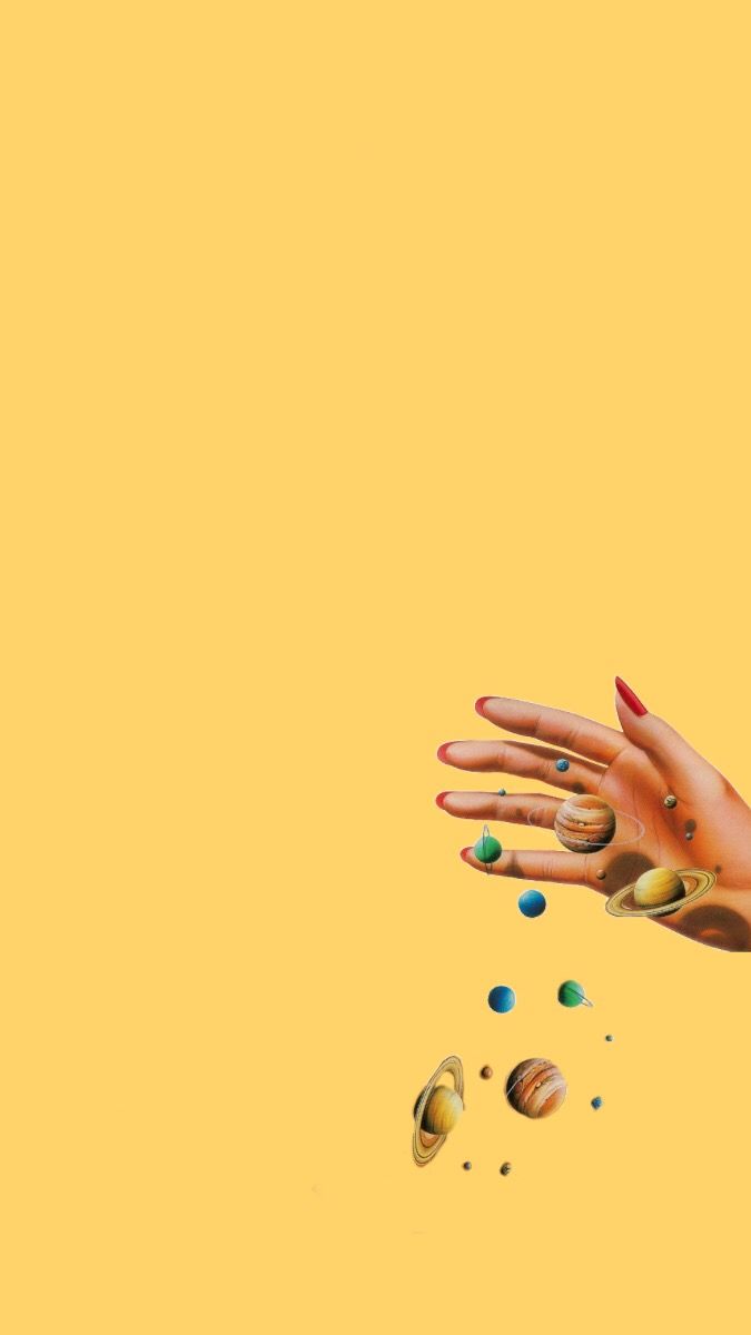 Lock Screen Yellow Phone - HD Wallpaper 