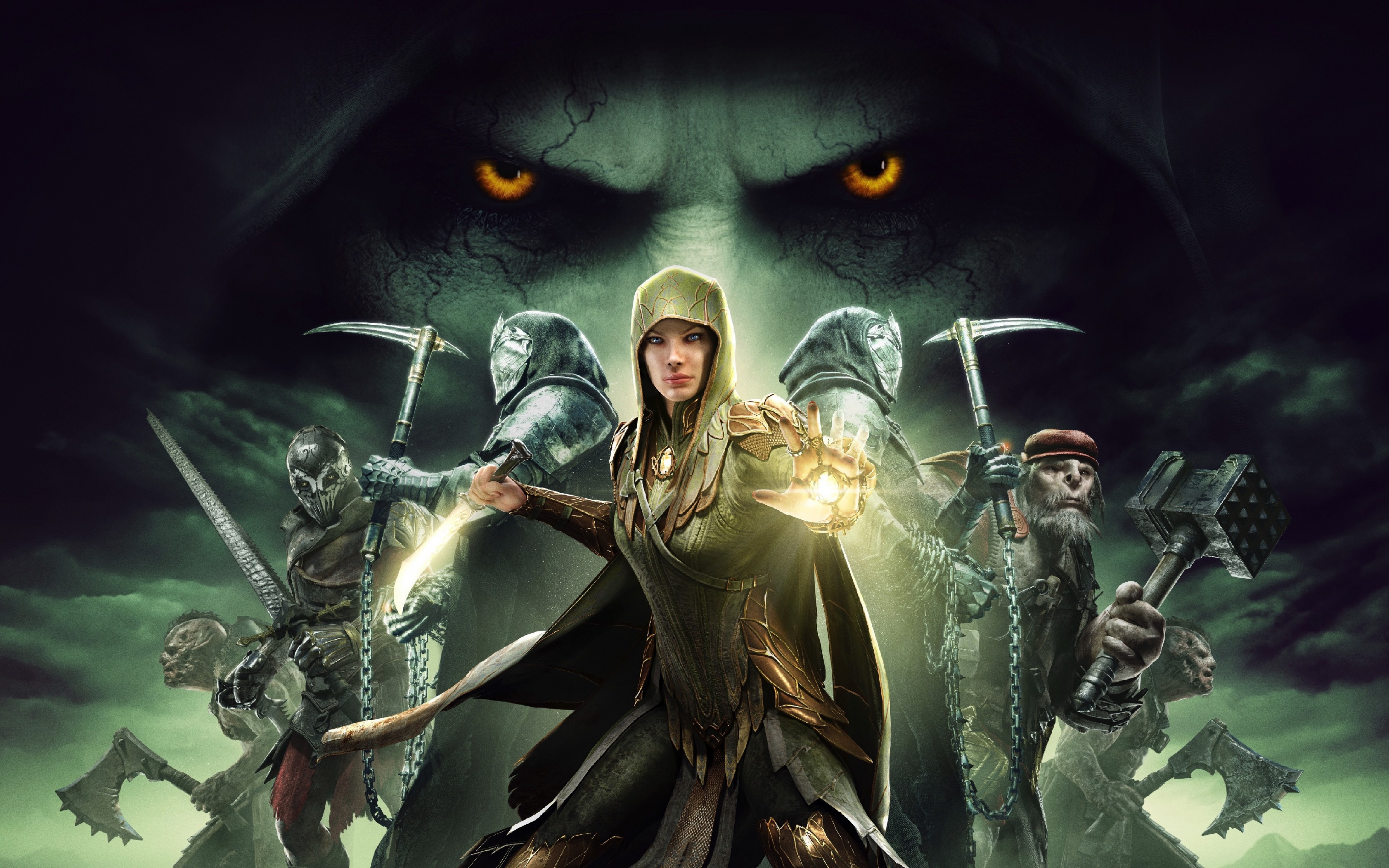 Shadow Of Mordor, Video Game, Warriors, Wallpaper - HD Wallpaper 