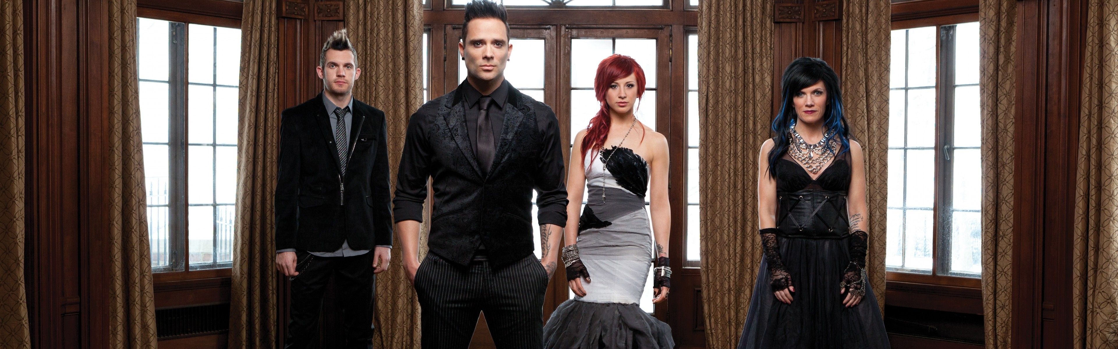 Wallpaper Skillet, Jen Ledger, Christian Rock, John - HD Wallpaper 