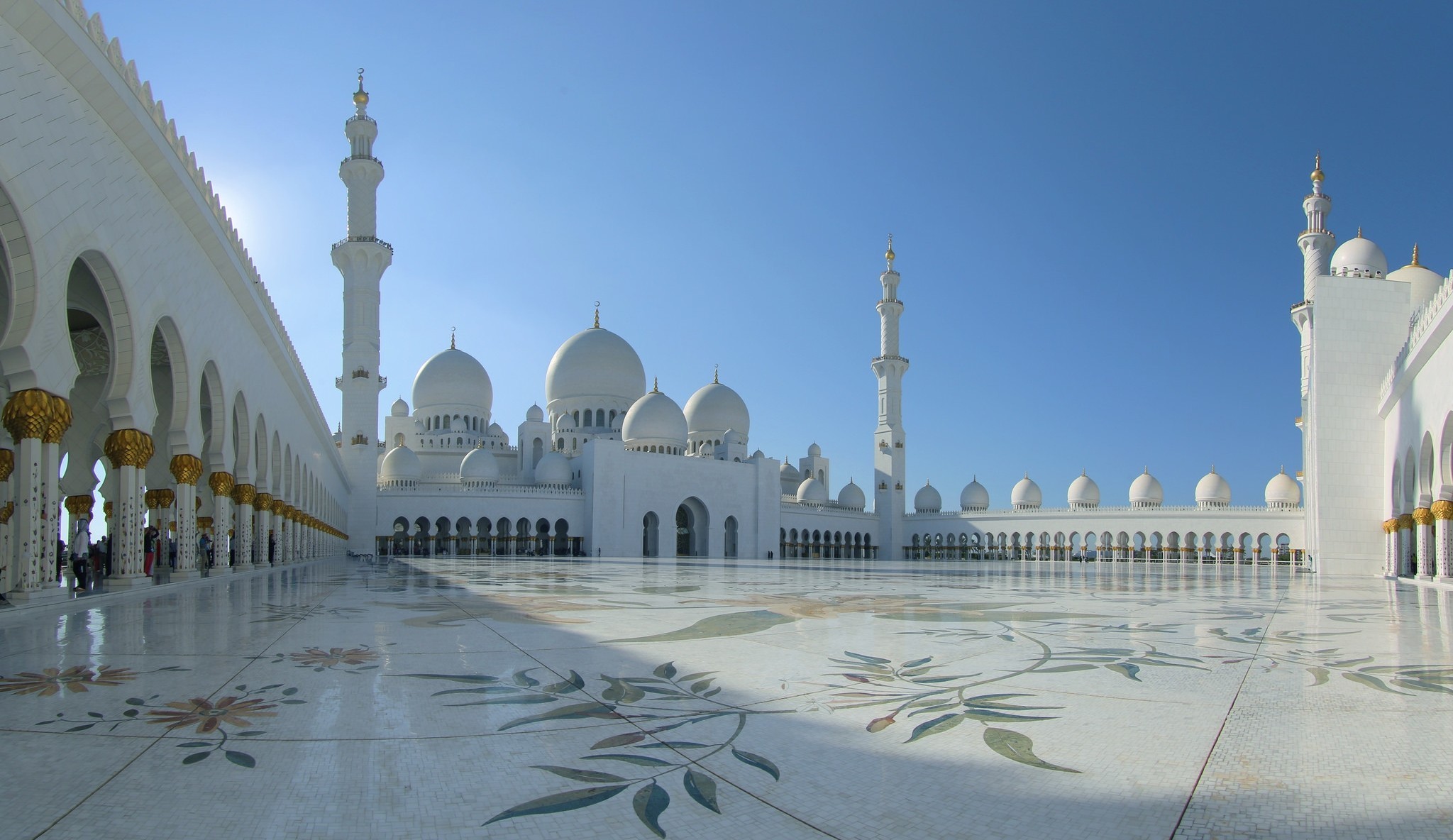 Sheikh Zayed Mosque, Abu Dhabi, United Arab Emirates, - HD Wallpaper 