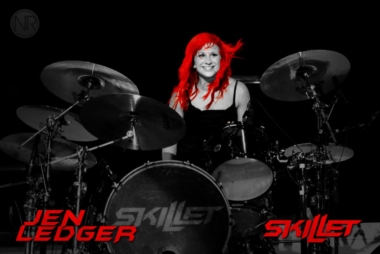 Jen Ledger Skillet Computer Background By Nreguingraphicdesign - Jen Ledger Wallpaper Hd - HD Wallpaper 