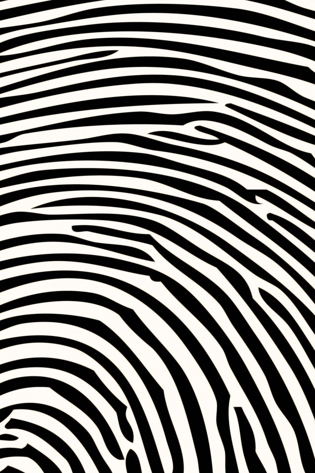 Op Art Fingerprint - HD Wallpaper 