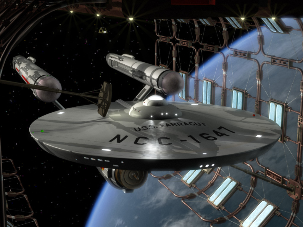 Uss Farragut - Ncc - Star Trek Ships Ncc - HD Wallpaper 