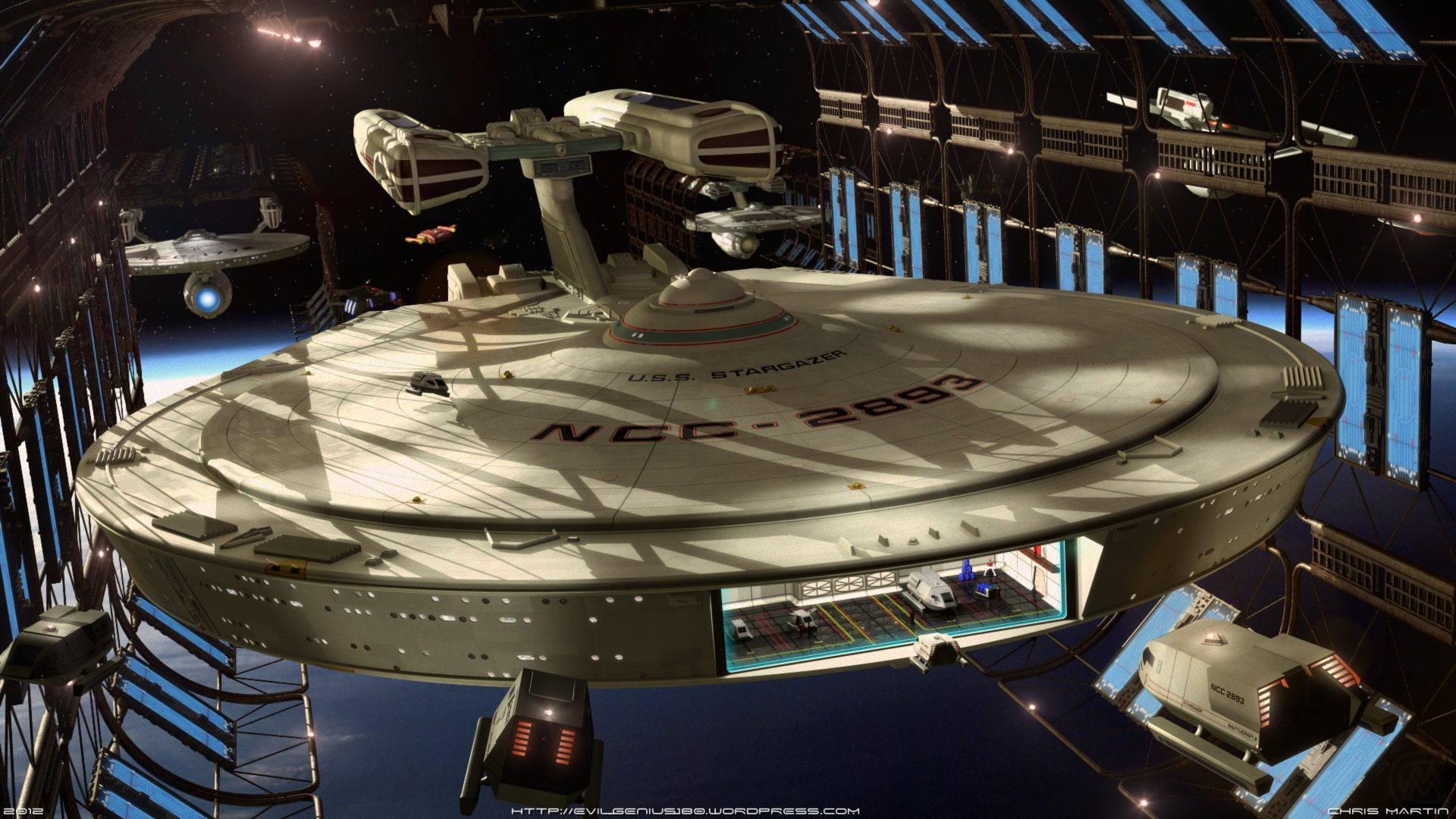 Uss Stargazer - HD Wallpaper 