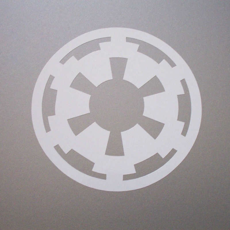 Star Wars Imperial Logo Silver - HD Wallpaper 