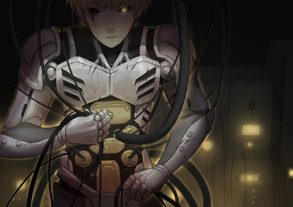 One Punch Man Genos Repair - HD Wallpaper 