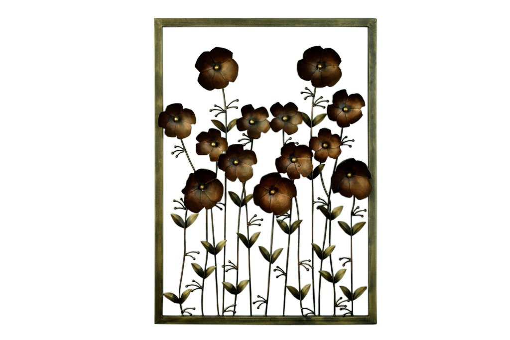 Nafees Flower Bunch Design Wall Décor - Cartoon - HD Wallpaper 